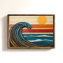 Wallity TUN120-XL Pintura Decorativa en MDF con Marco Multicolor